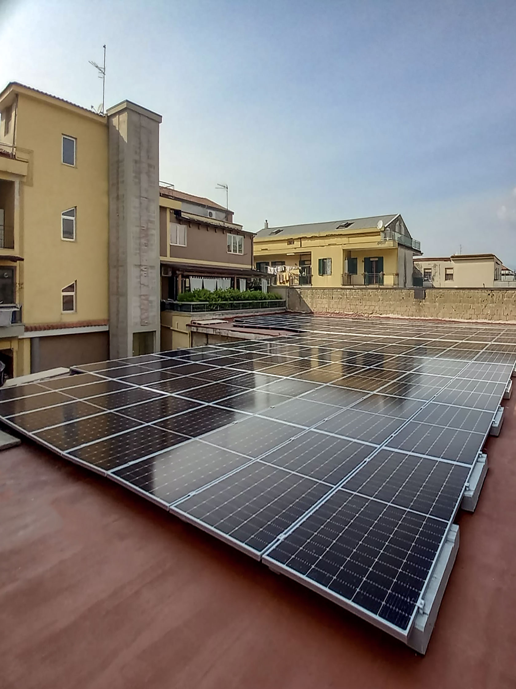 Impianto Fotovoltaico 60 kWp Pagani, (Salerno) DMT Solar installatore certificato Tesla Powerwall e Sunpower Maxeon impianti fotovoltaici in tutta Italia residenziale e aziendale business